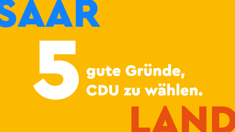 5 Gründe CDU zu wählen